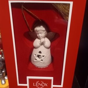 LENOX Angel Wishes Snow Bell Ornament